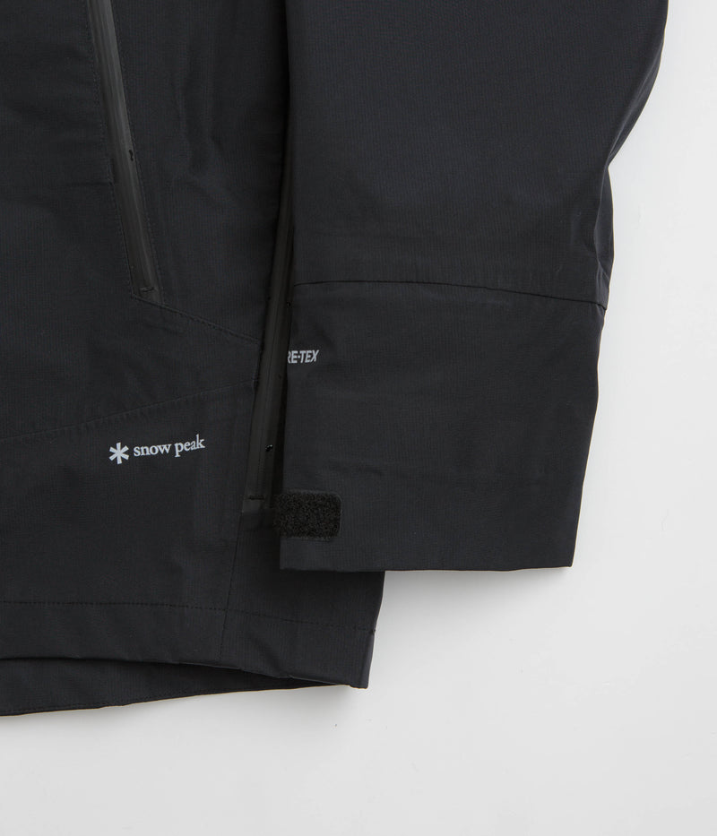 Snow Peak Gore-Tex Rain Jacket in Black