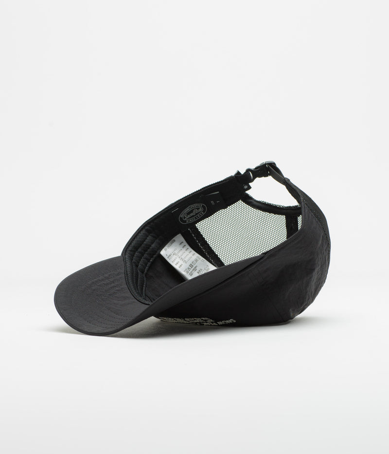 Snow Peak HQ Topographic Trucker Cap in Black