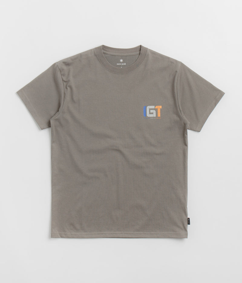 Snow Peak IGT Logo T-Shirt in Greige
