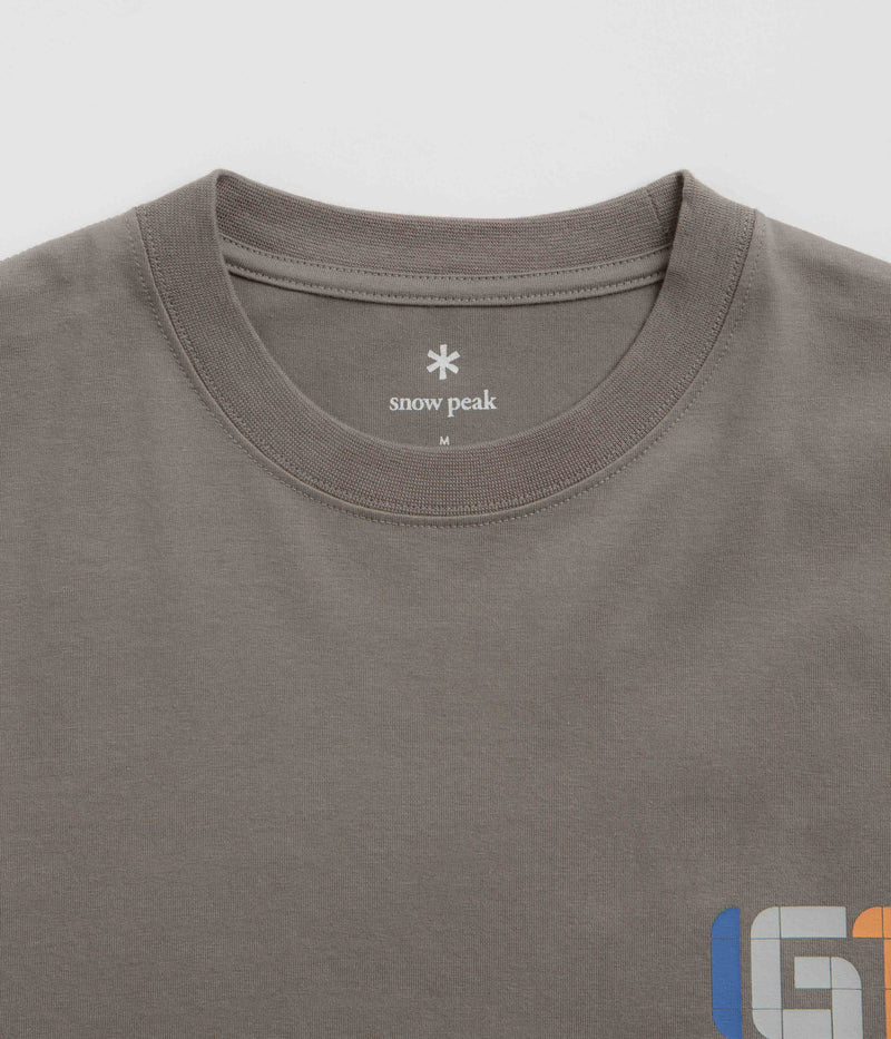 Snow Peak IGT Logo T-Shirt in Greige