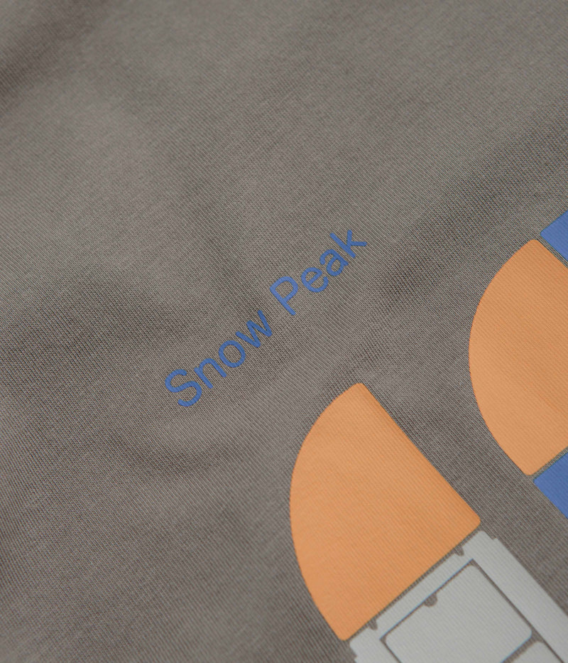 Snow Peak IGT Logo T-Shirt in Greige