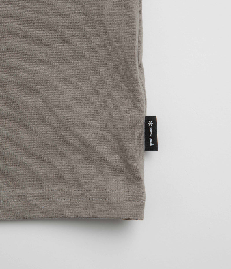 Snow Peak IGT Logo T-Shirt in Greige