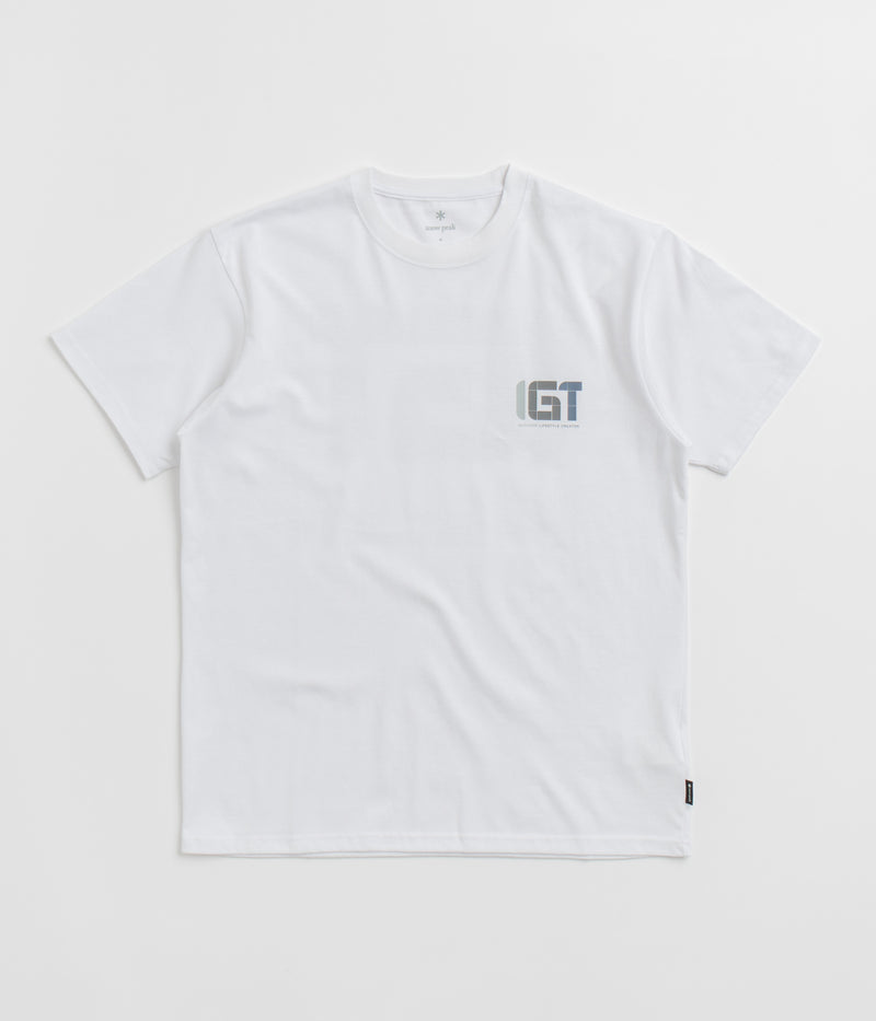 Snow Peak IGT Logo T-Shirt in White