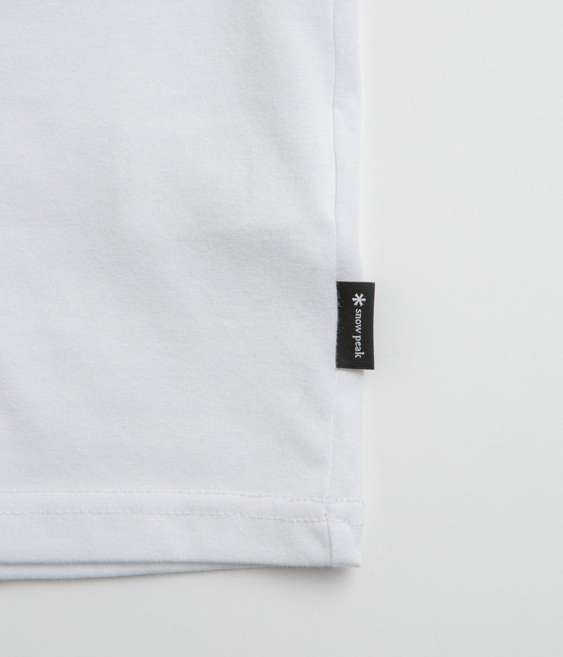Snow Peak IGT Logo T-Shirt in White