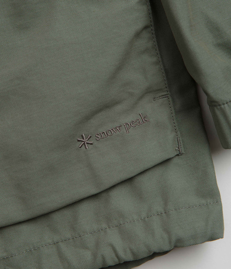 Snow Peak Light Dobby Cloth Parka in Foliage