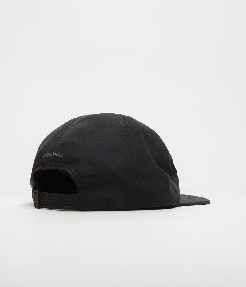 Snow Peak Light Mountain Cloth Cap in Black
