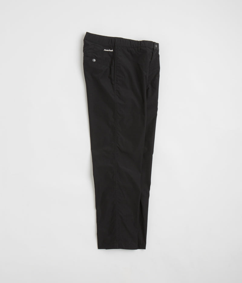 Snow Peak Light Mountain Cloth Pants in Black