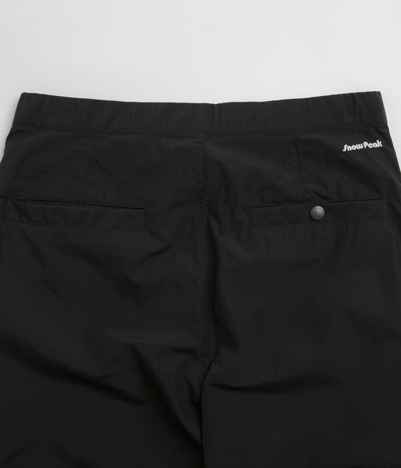 Snow Peak Light Mountain Cloth Pants in Black