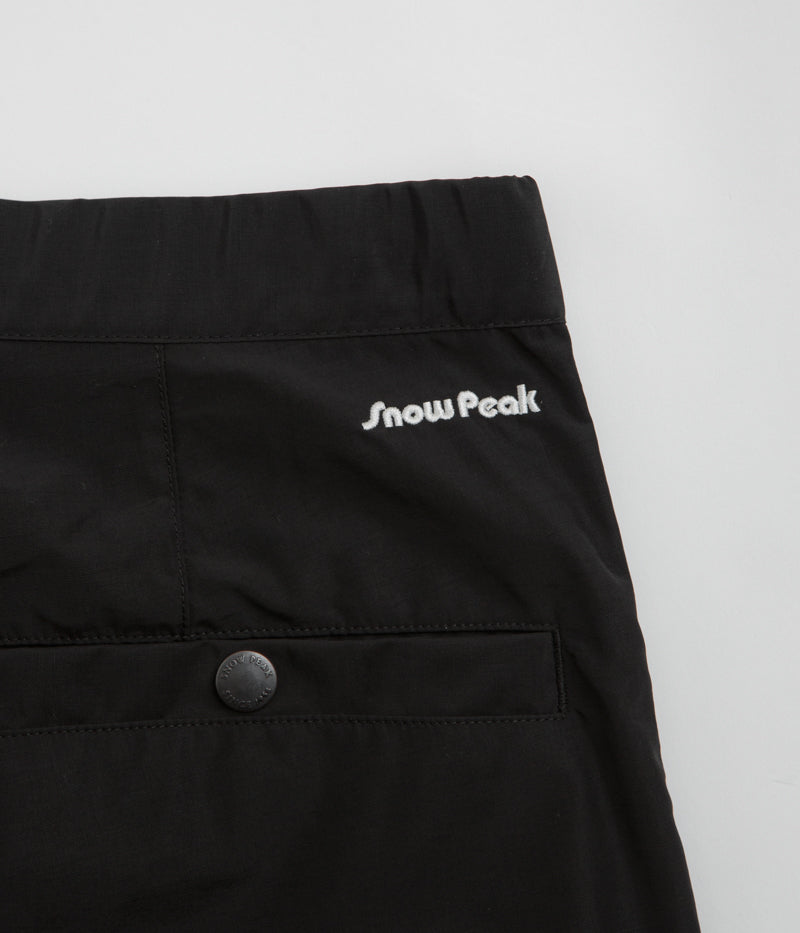 Snow Peak Light Mountain Cloth Pants in Black