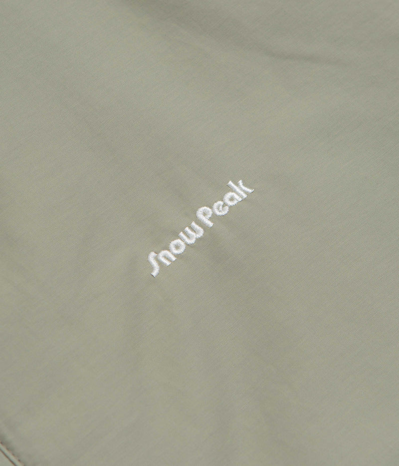 Snow Peak Light Mountain Cloth Zip Up Parka in Beige