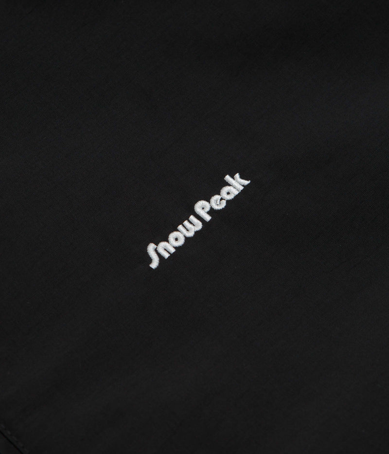 Snow Peak Light Mountain Cloth Zip Up Parka in Black