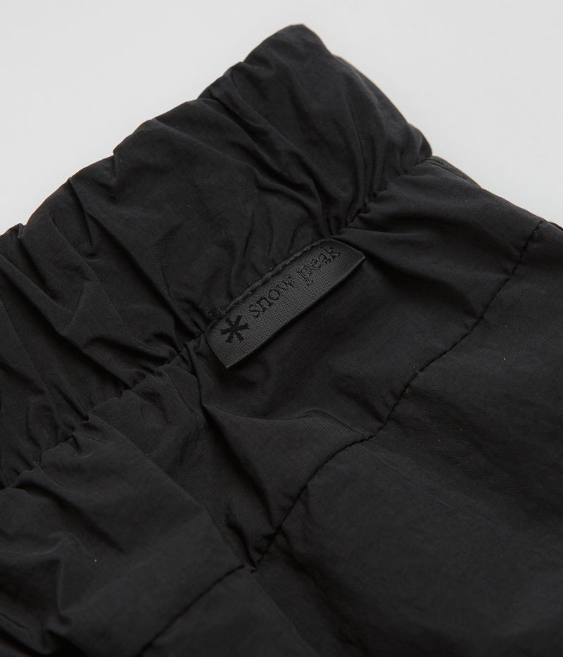 Snow Peak Nylon Tussah 2Way Shorts in Black