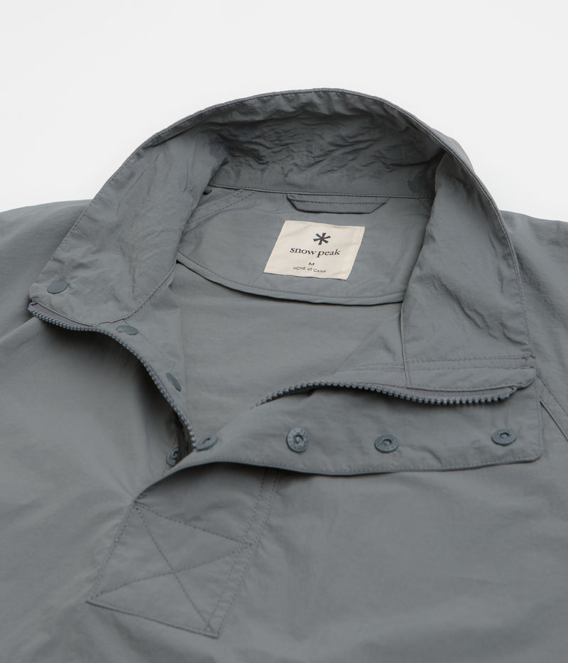 Snow Peak Nylon Tussah Anorak in Grey
