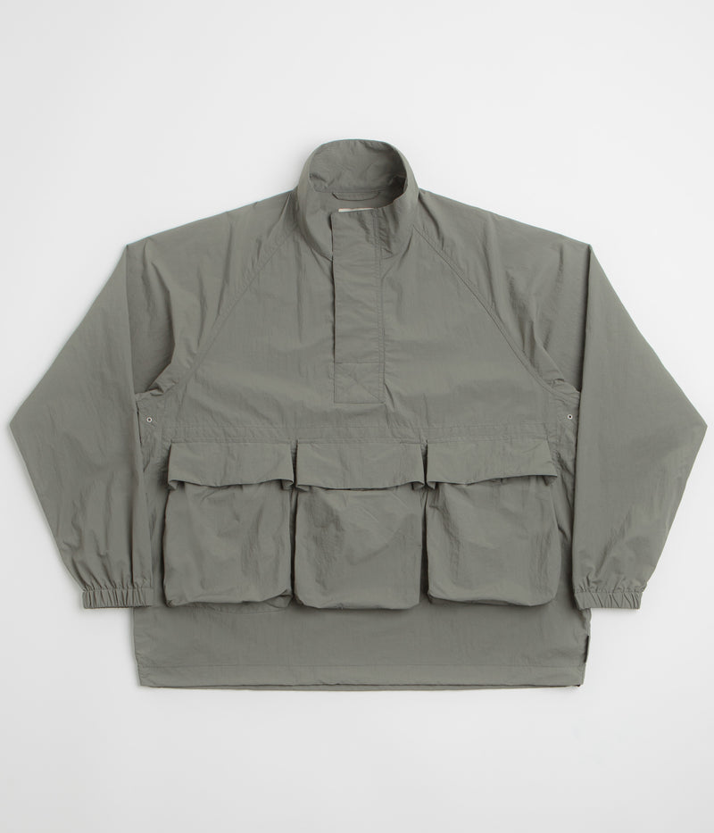 Snow Peak Nylon Tussah Anorak in Light Olive