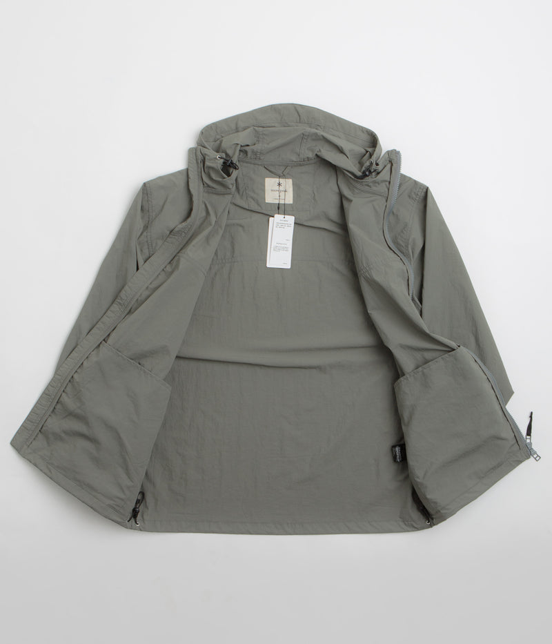 Snow Peak Nylon Tussah Jacket in Light Olive