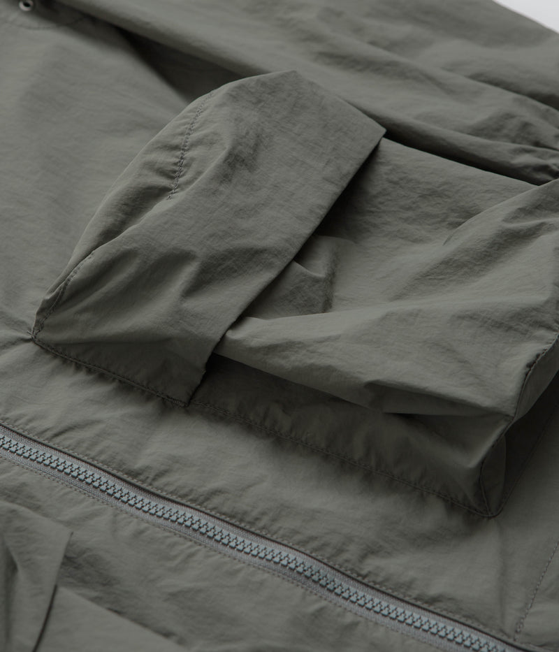 Snow Peak Nylon Tussah Jacket in Light Olive
