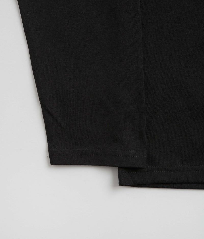 Snow Peak Onepoint Logo Long Sleeve T-Shirt in Black