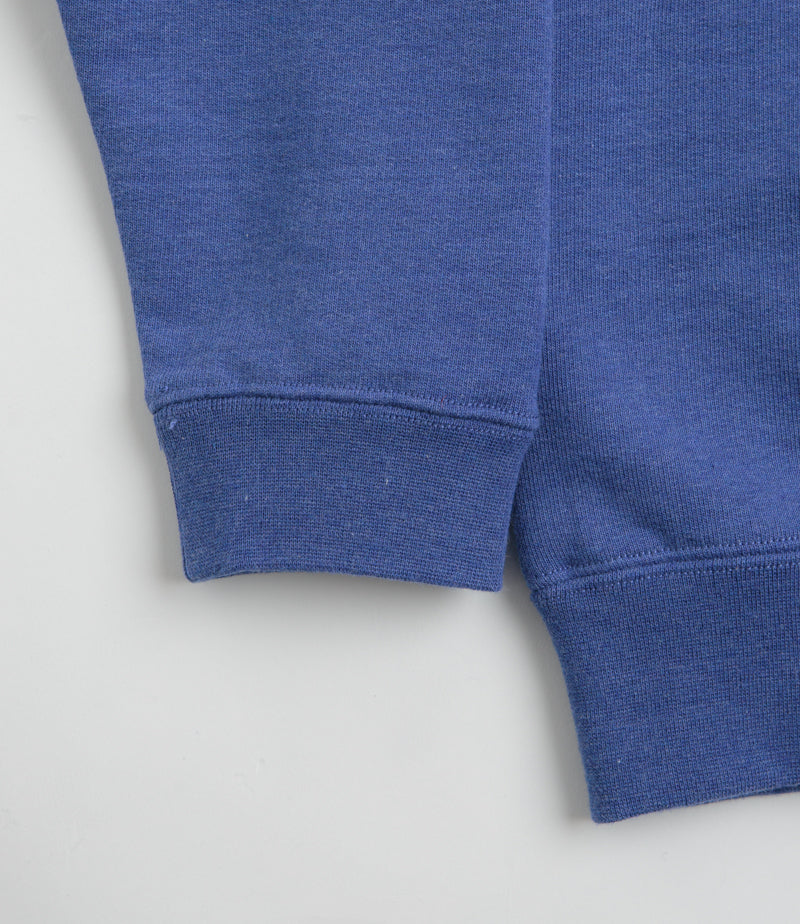 Snow Peak Recycled Cotton Crewneck Sweatshirt in Blue