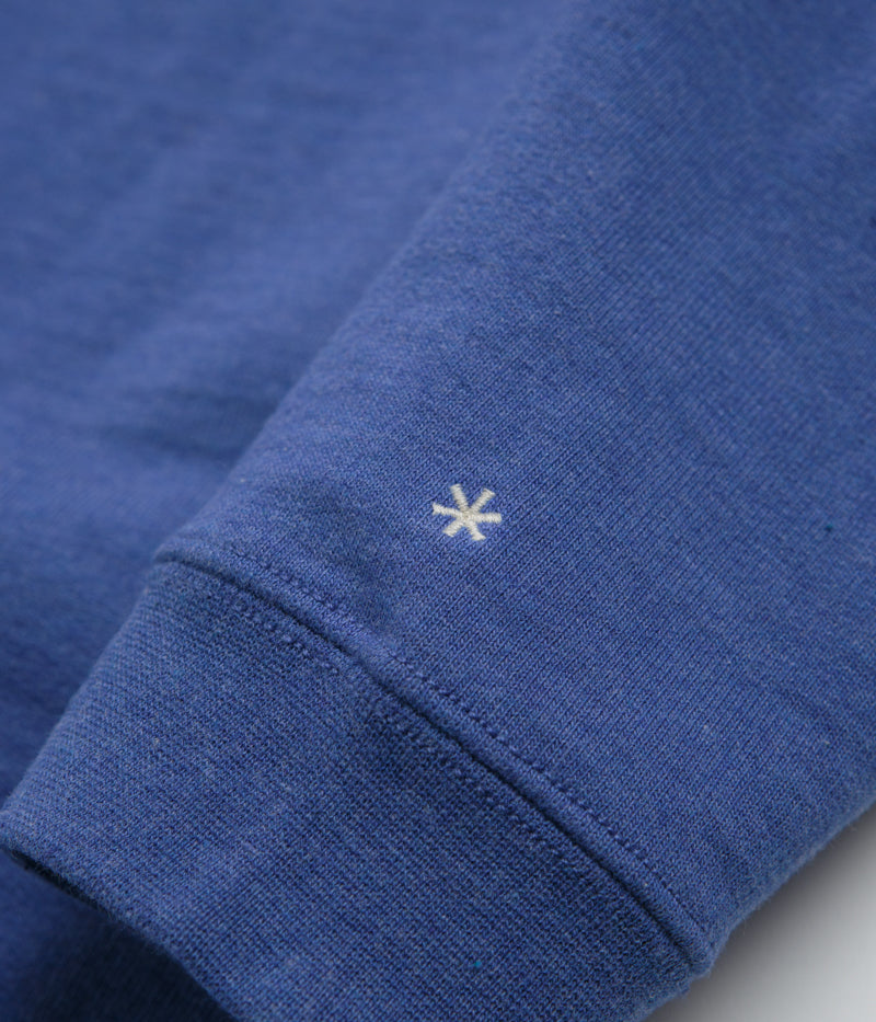 Snow Peak Recycled Cotton Crewneck Sweatshirt in Blue