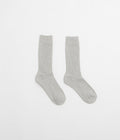 Snow Peak Recycled Cotton Socks in Mid Grey