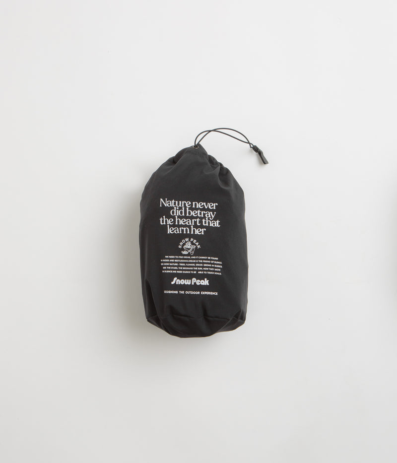 Snow Peak Shadow Ripstop Jacket in Black
