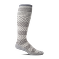 Sockwell Chevron Ultra Light Over the Calf Compression Sock (Women) - Grey Accessories - Socks - Compression - The Heel Shoe Fitters