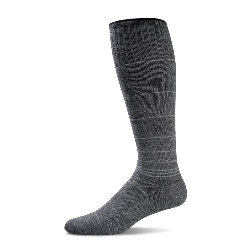 Sockwell Circulator Over the Calf Compression Sock (Men) - Charcoal Accessories - Socks - Compression - The Heel Shoe Fitters