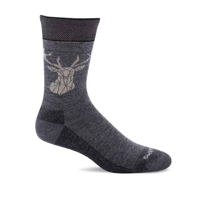 Sockwell Tender Foot Crew Sock (Men) - Charcoal Accessories - Socks - Lifestyle - The Heel Shoe Fitters
