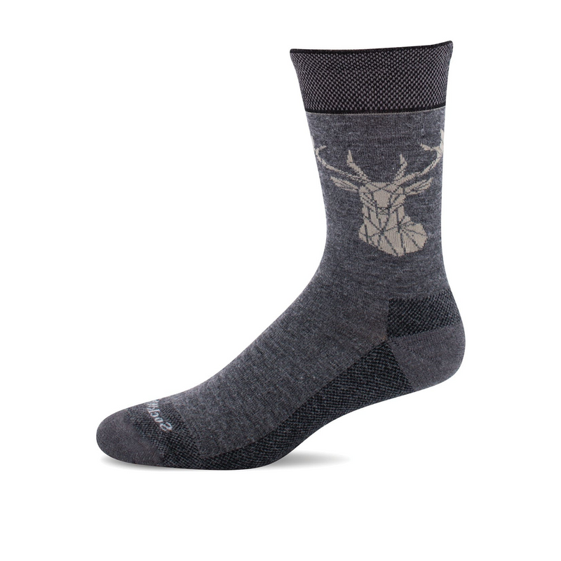 Sockwell Tender Foot Crew Sock (Men) - Charcoal Accessories - Socks - Lifestyle - The Heel Shoe Fitters