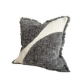 Sofia Charcoal Fringed Cushion