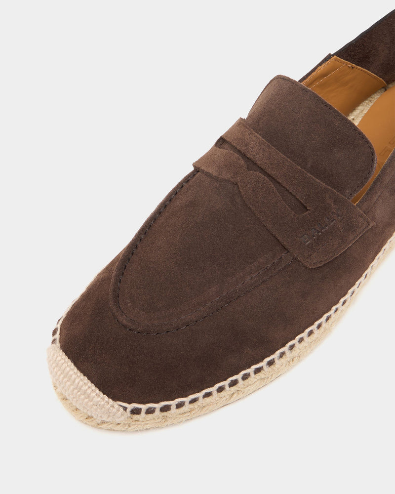 Solmar Espadrille in Ebano Suede