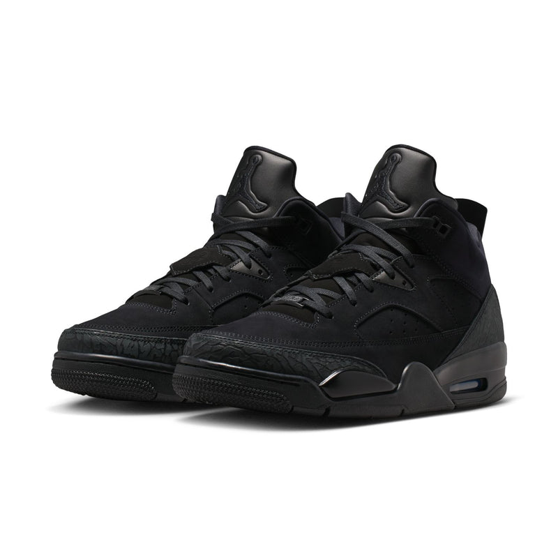 Black midsole low-top sneakers with lace-up closure and textured side panels