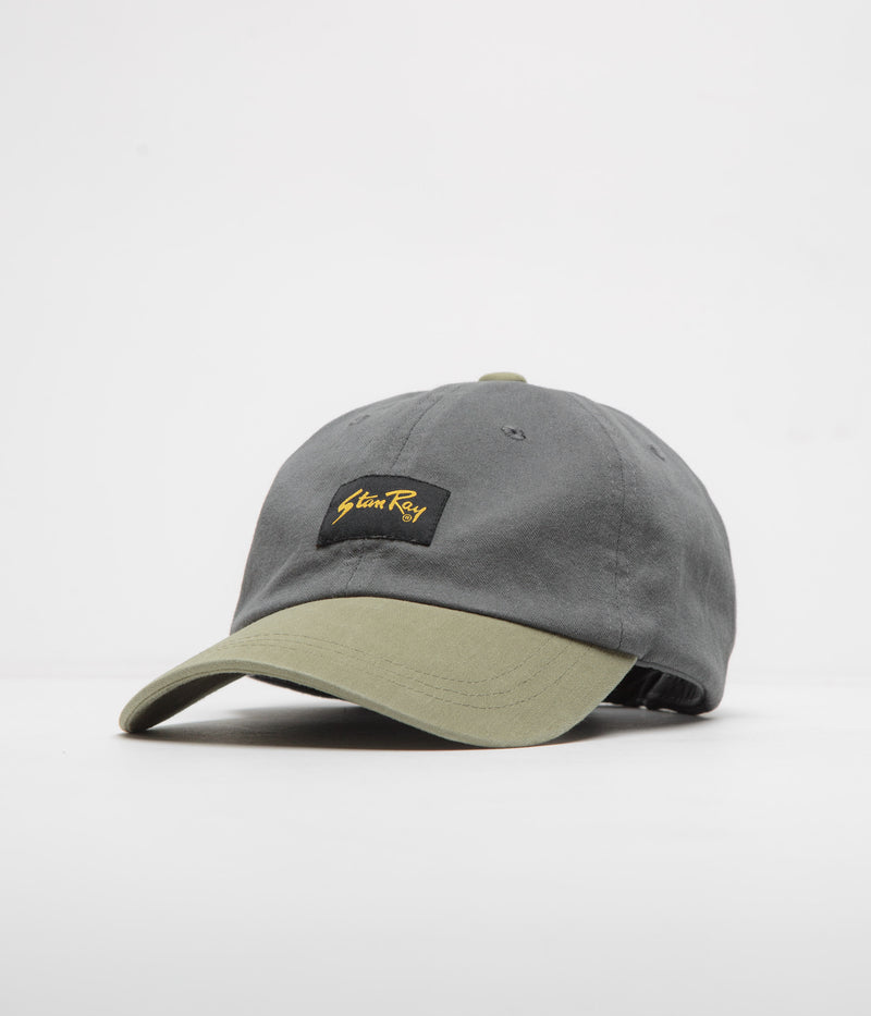 Stan Ray Ball Cap in Washed Black and Olive