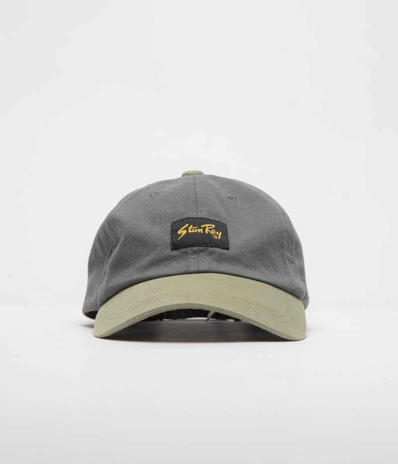 Stan Ray Ball Cap in Washed Black and Olive