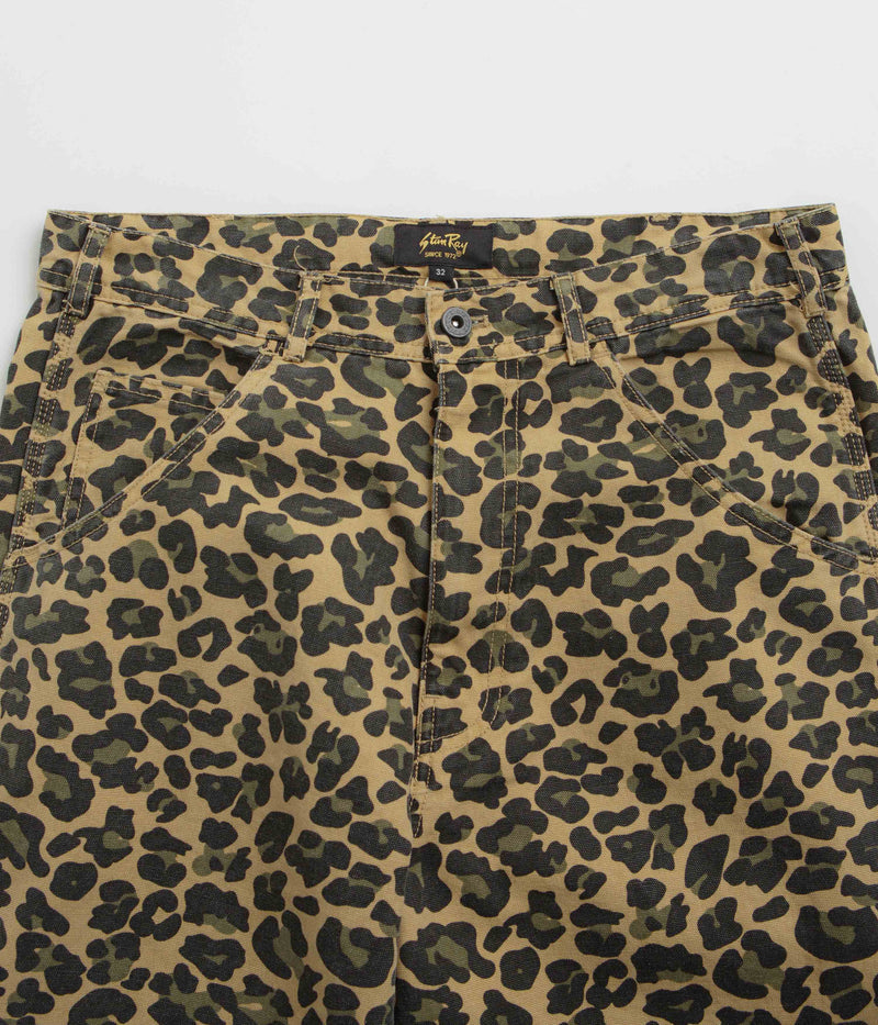 Stan Ray Big Job Painter Pants in Leopard Camo