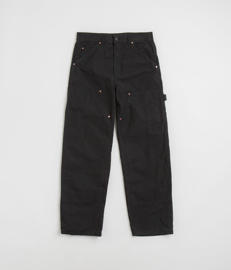 Stan Ray Double Knee Pants in Black Ripstop