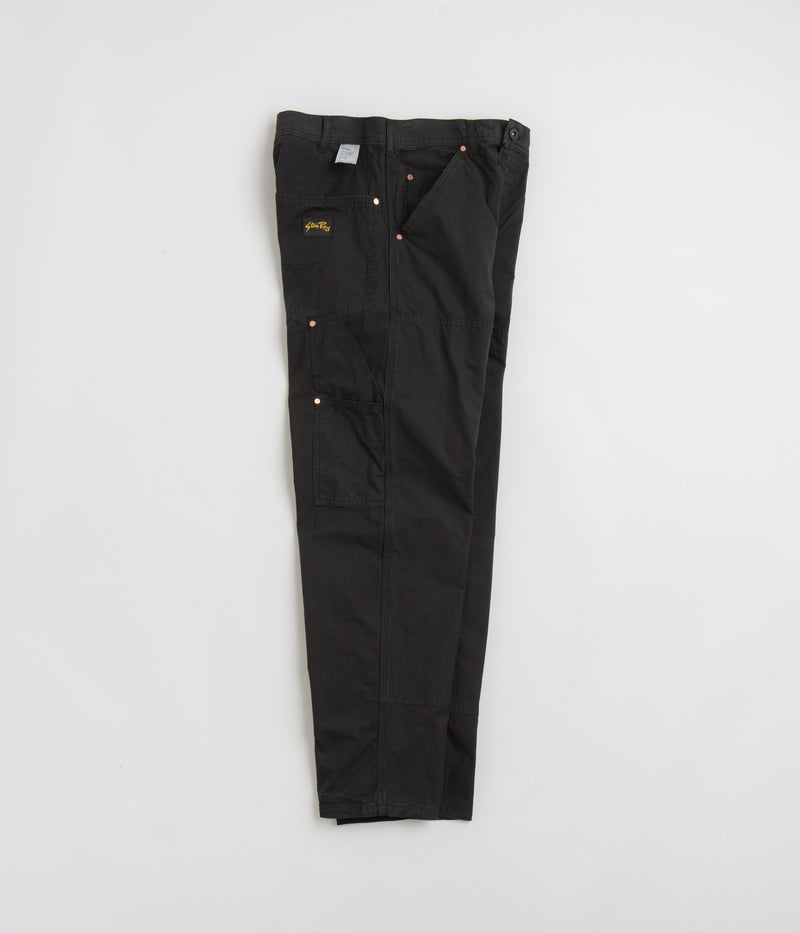 Stan Ray Double Knee Pants in Black Ripstop