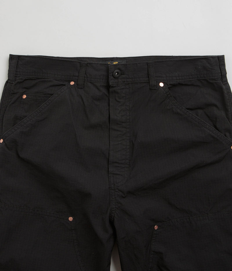 Stan Ray Double Knee Pants in Black Ripstop