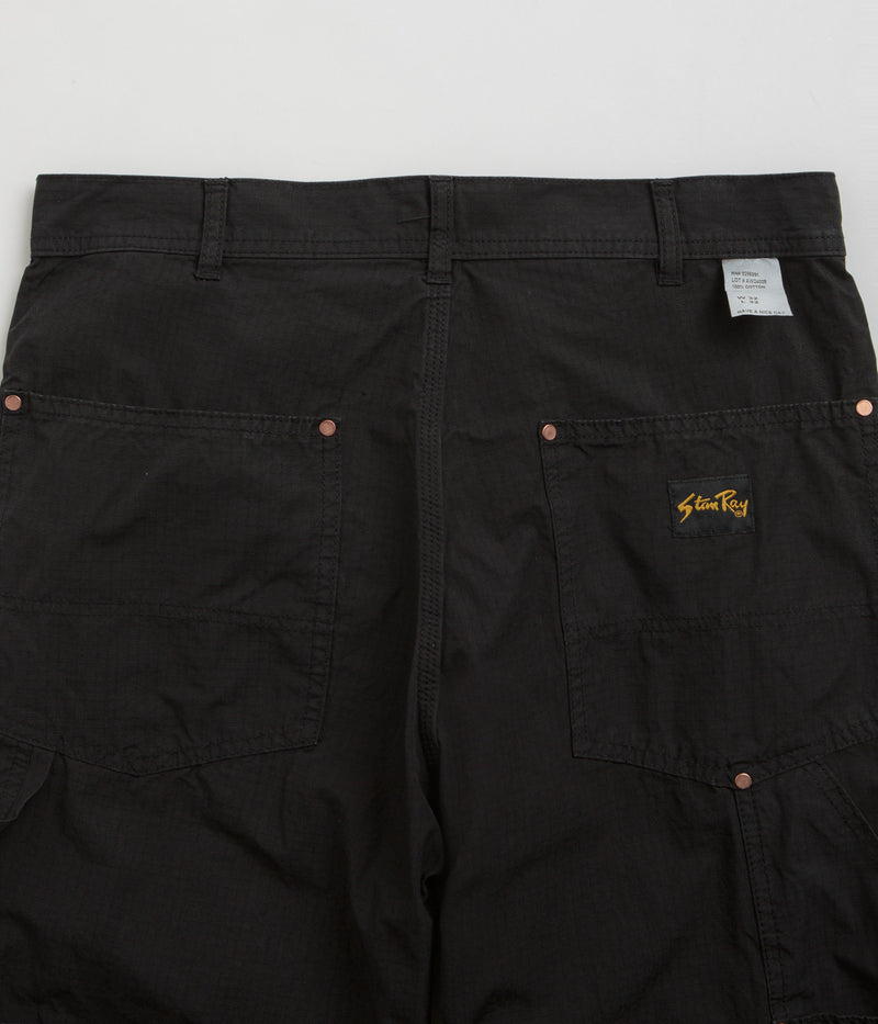Stan Ray Double Knee Pants in Black Ripstop