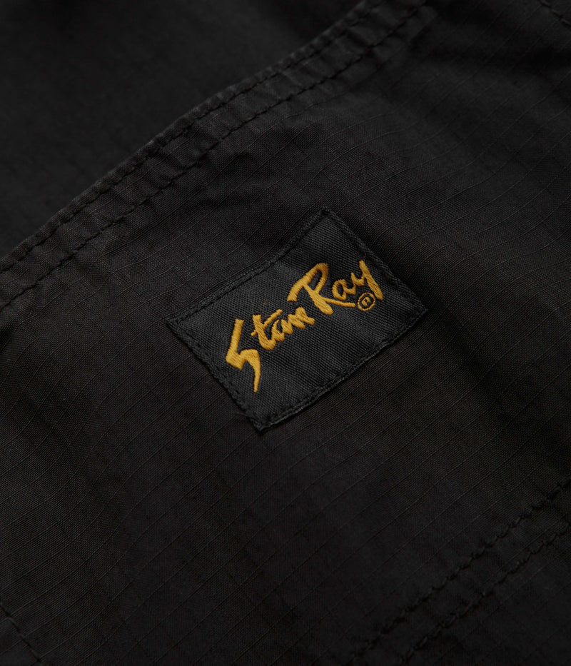 Stan Ray Double Knee Pants in Black Ripstop