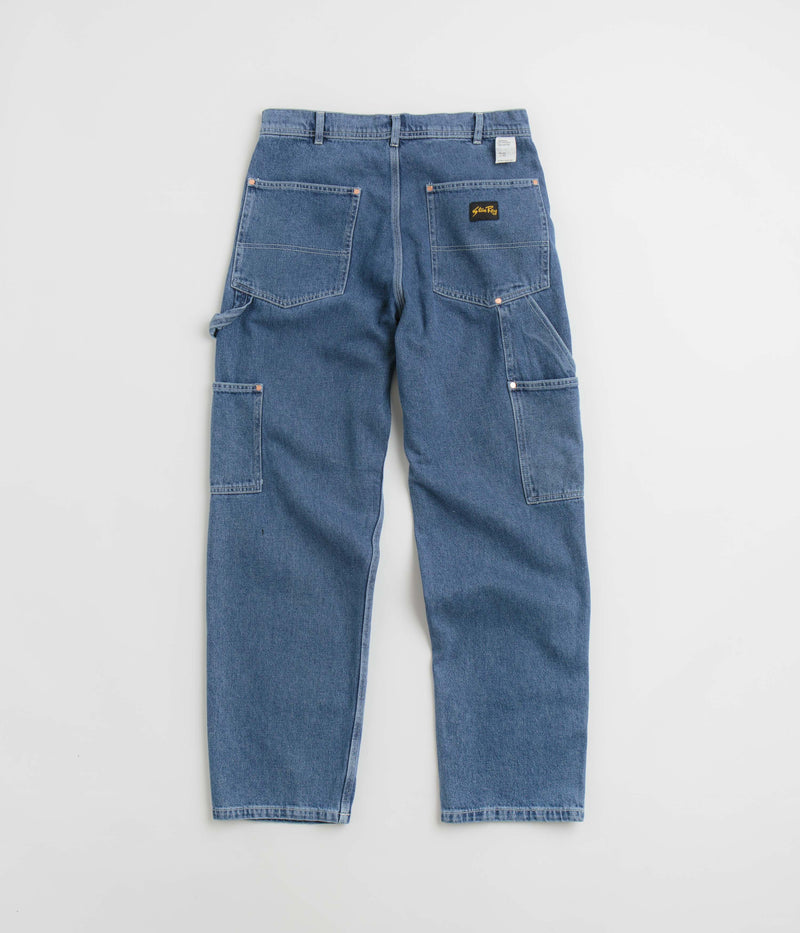 Stan Ray Double Knee Pants in Heavy Stone Wash Denim