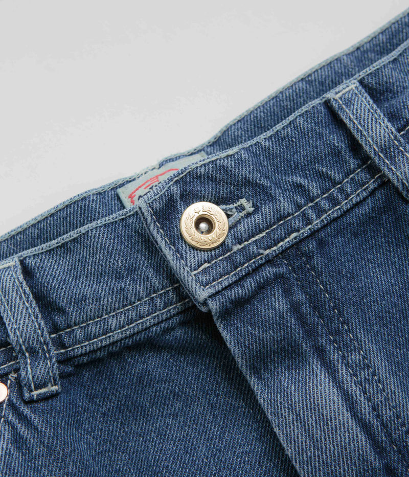 Stan Ray Double Knee Pants in Heavy Stone Wash Denim