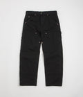Stan Ray Double Knee Pants in Washed Black Duck