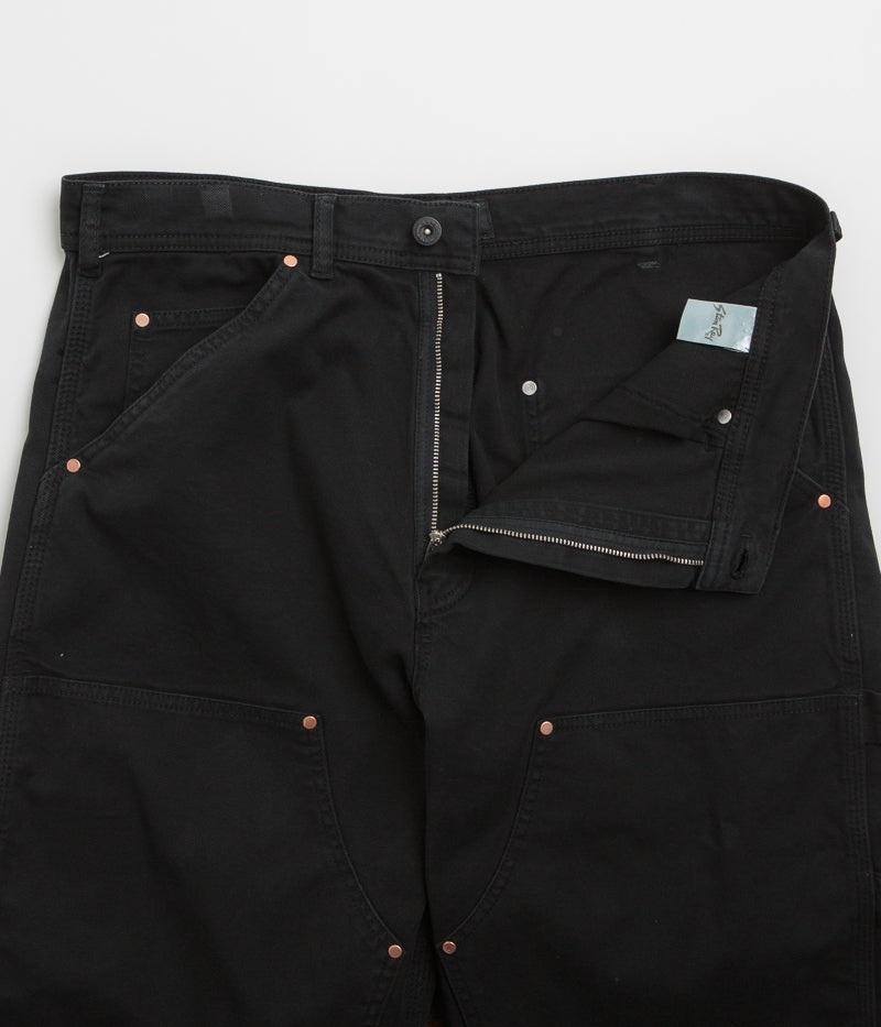 Stan Ray Double Knee Pants in Washed Black Duck