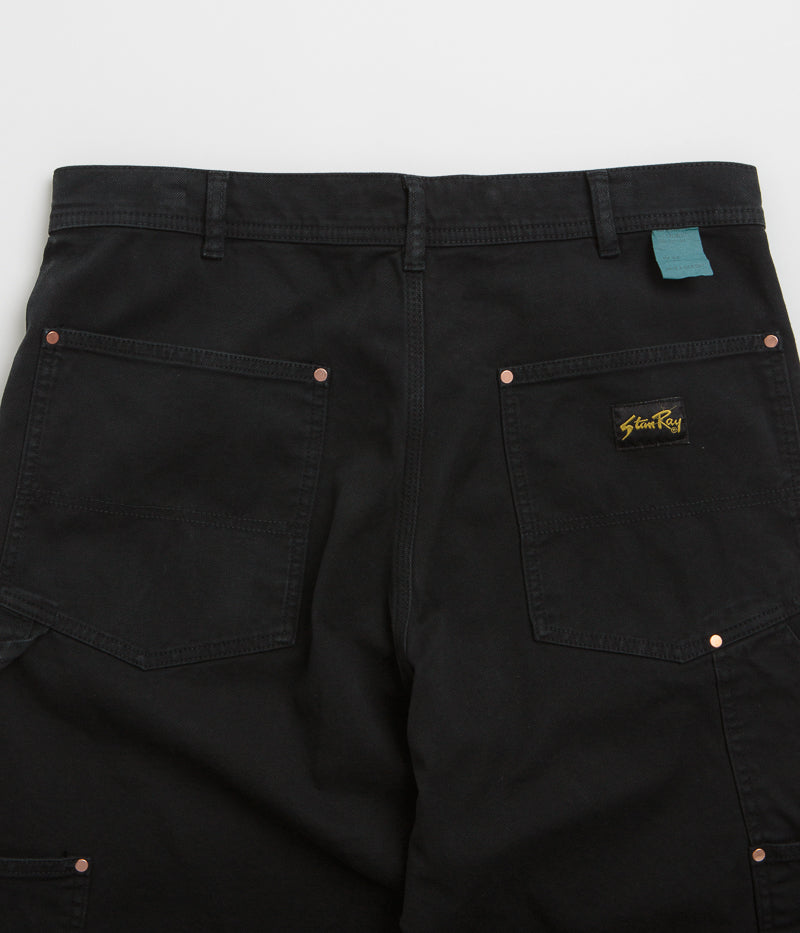 Stan Ray Double Knee Pants in Washed Black Duck