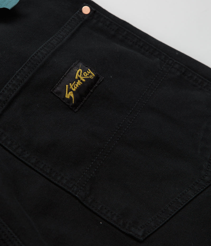 Stan Ray Double Knee Pants in Washed Black Duck