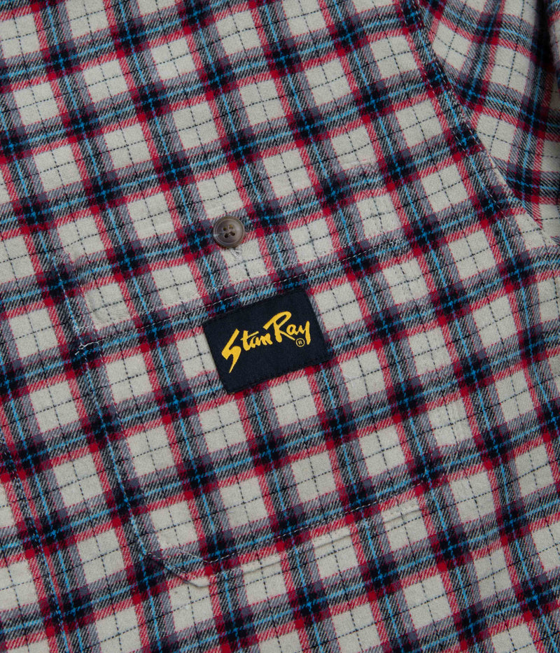 Stan Ray Flannel Shirt in Easy Natural Plaid