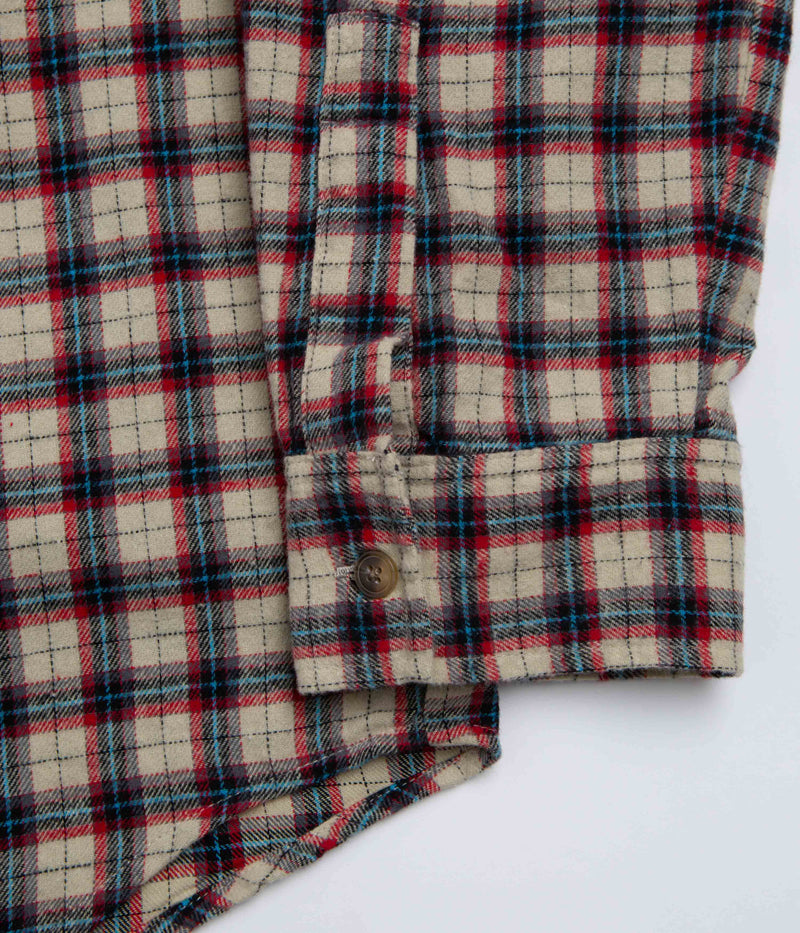 Stan Ray Flannel Shirt in Easy Natural Plaid