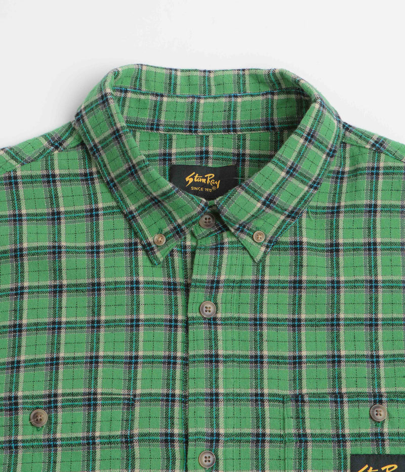 Stan Ray Flannel Shirt in Summer Green Plaid