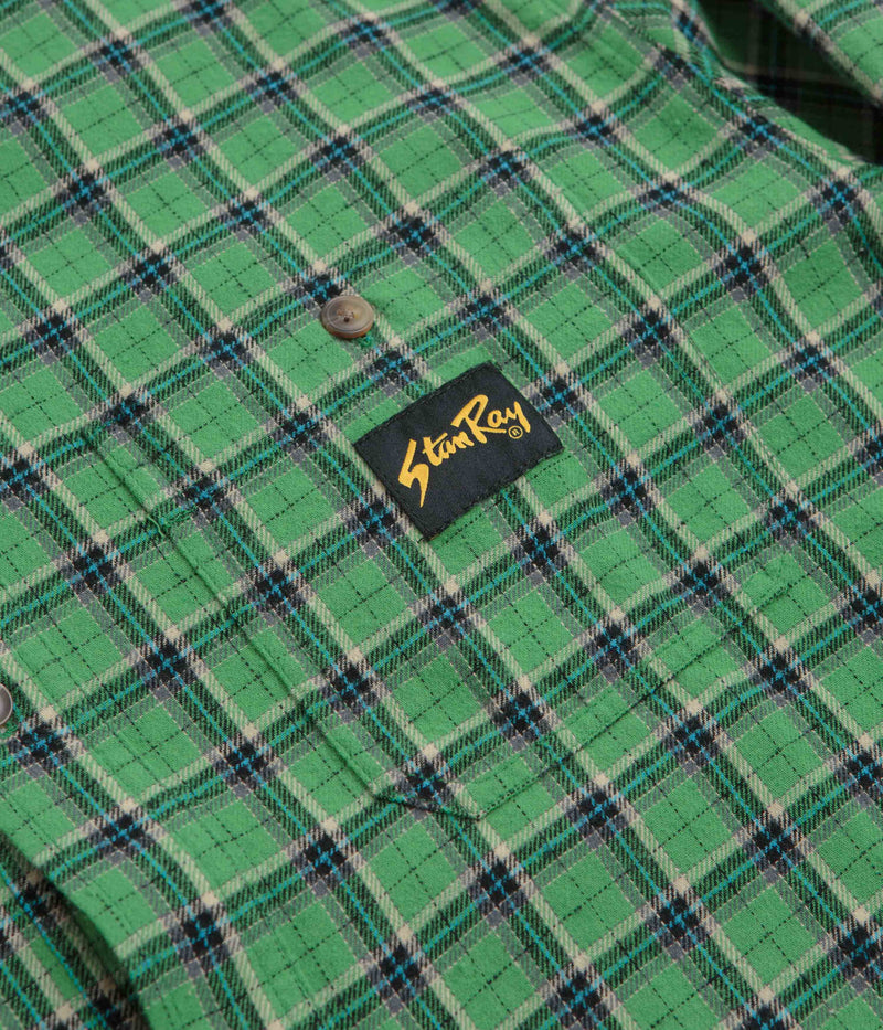 Stan Ray Flannel Shirt in Summer Green Plaid